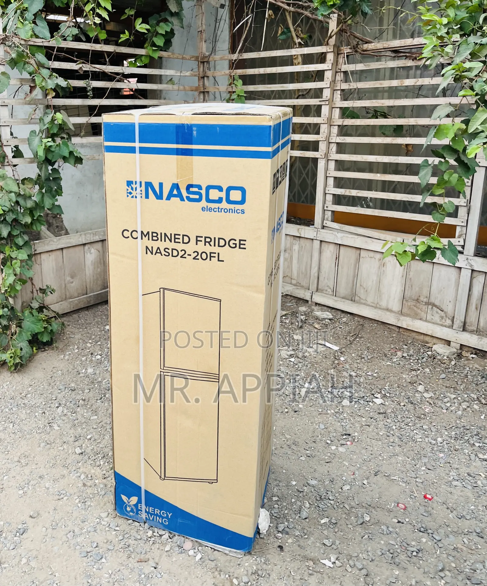 Elegant Gray Nasco Down Freezer Electric Fridge.