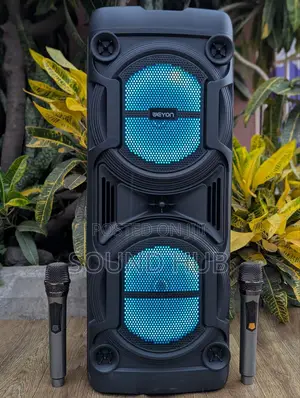 Outdoor Wireless Bluetooth Speaker With Microphone - Black