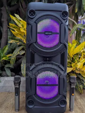 Outdoor Wireless Bluetooth Speaker With Microphone - Black