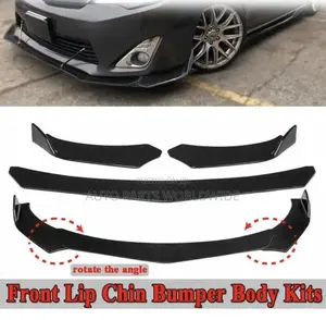 Universal Carbon/Glossy Black Bumper Lips All Cars