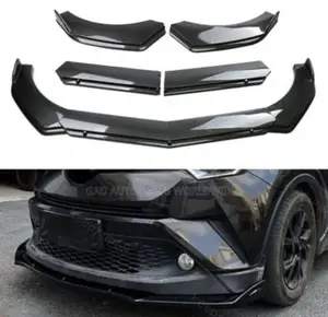 Universal Carbon/Glossy Black Bumper Lips All Cars