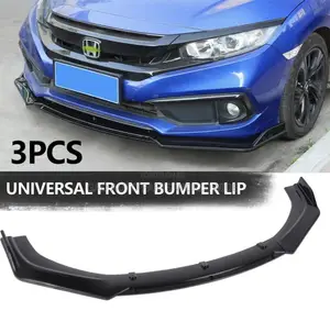 Universal Carbon/Glossy Black Bumper Lips All Cars