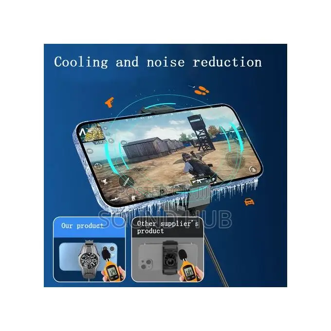 Phone Cooler, Cellphone Radiator With Cooling Fan + SLEEVES