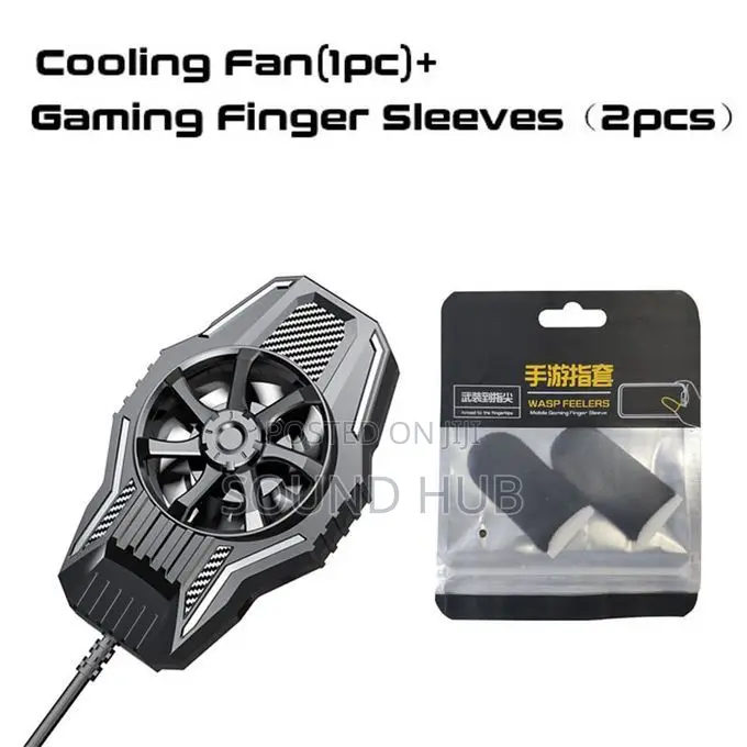 Phone Cooler, Cellphone Radiator With Cooling Fan + SLEEVES