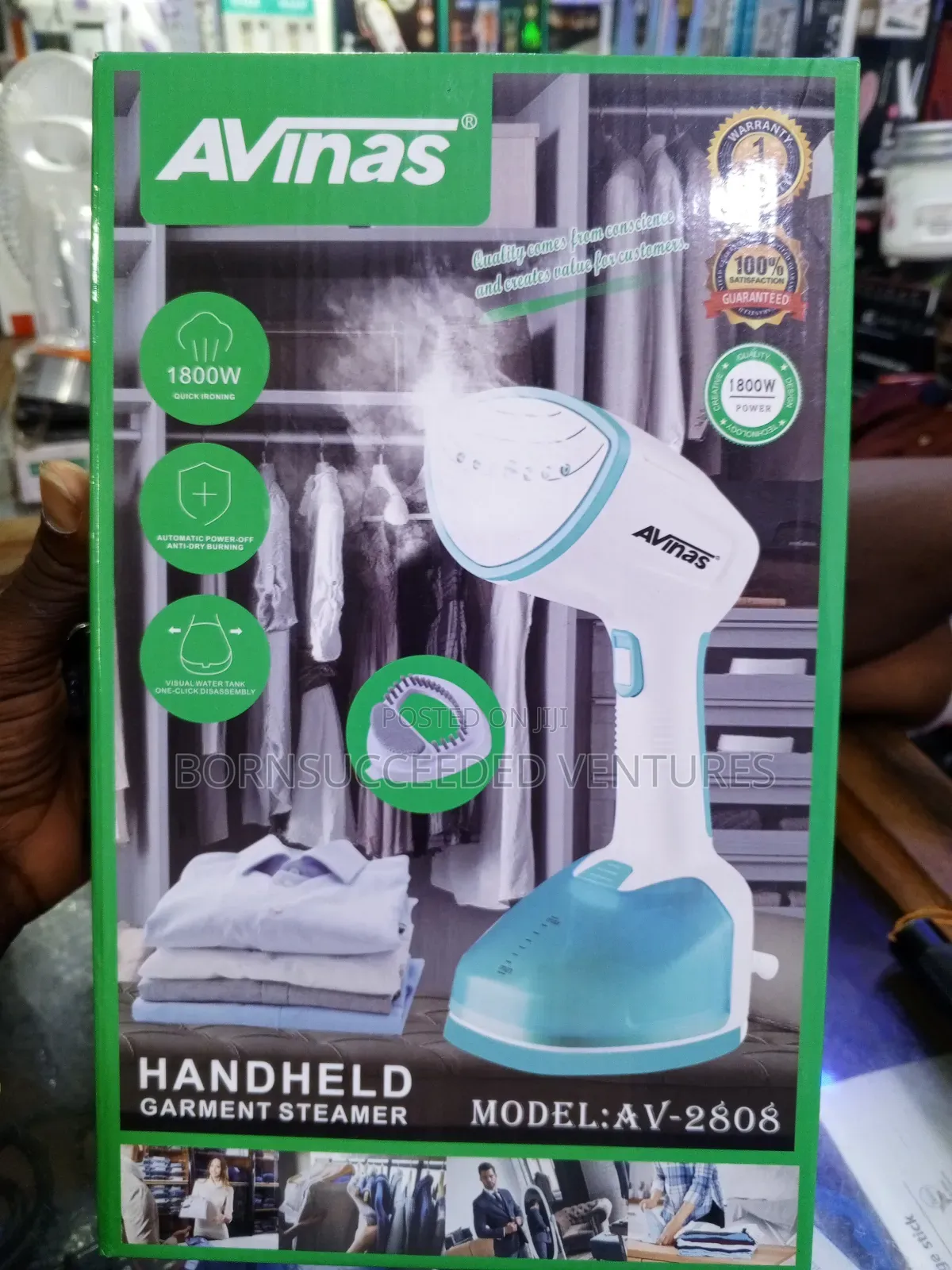 The Garment Steamer 1800watts