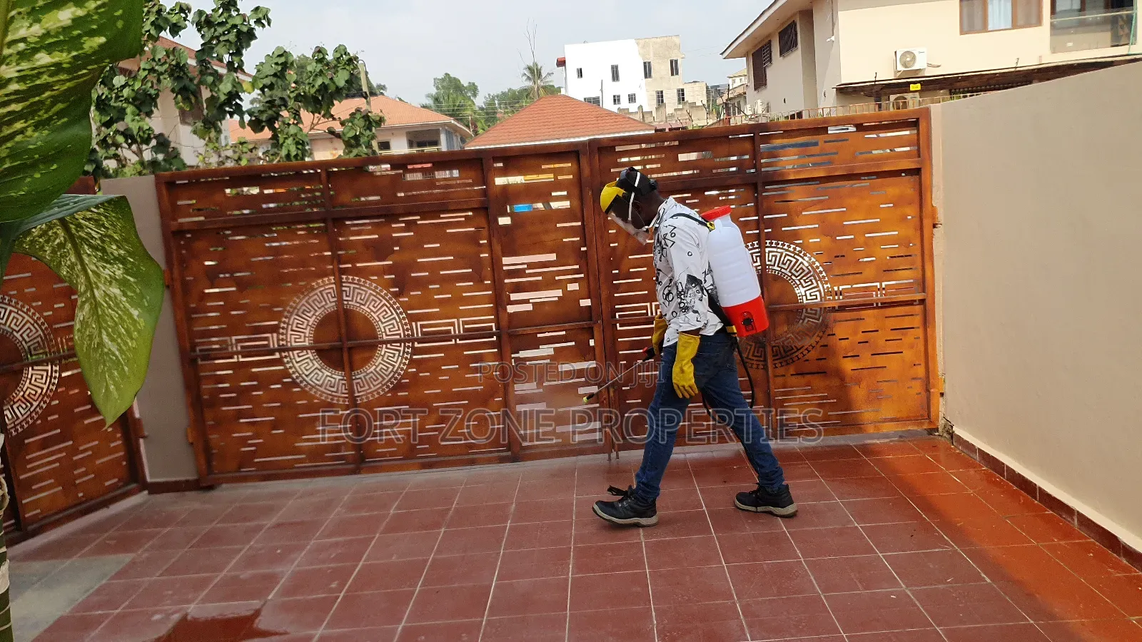 Tema Industrial Areas Fumigation With Cleantex