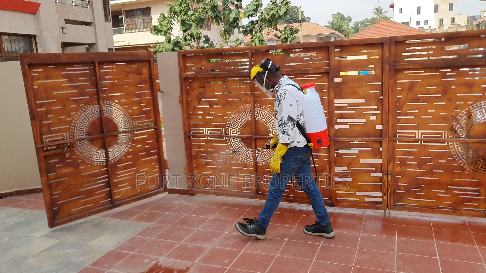 Tema Industrial Areas Fumigation With Cleantex