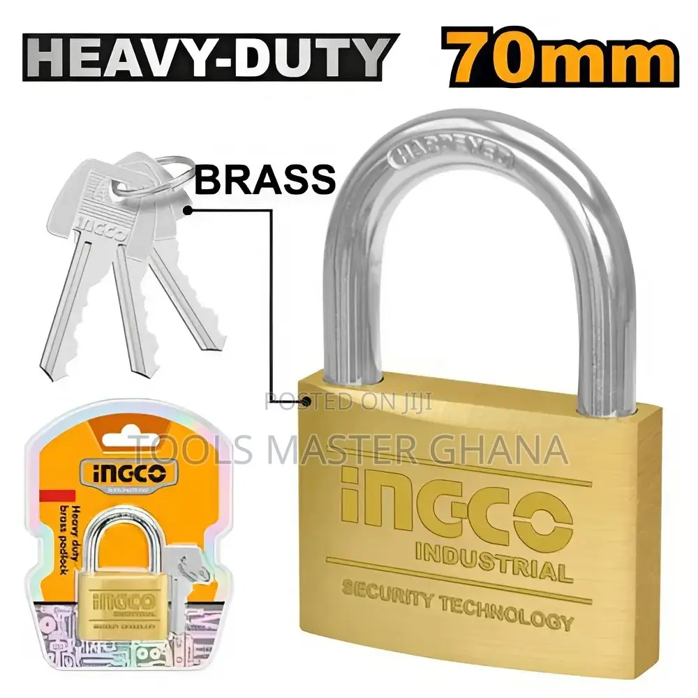 Heavy Duty Brass Padlock - Dbpl0702