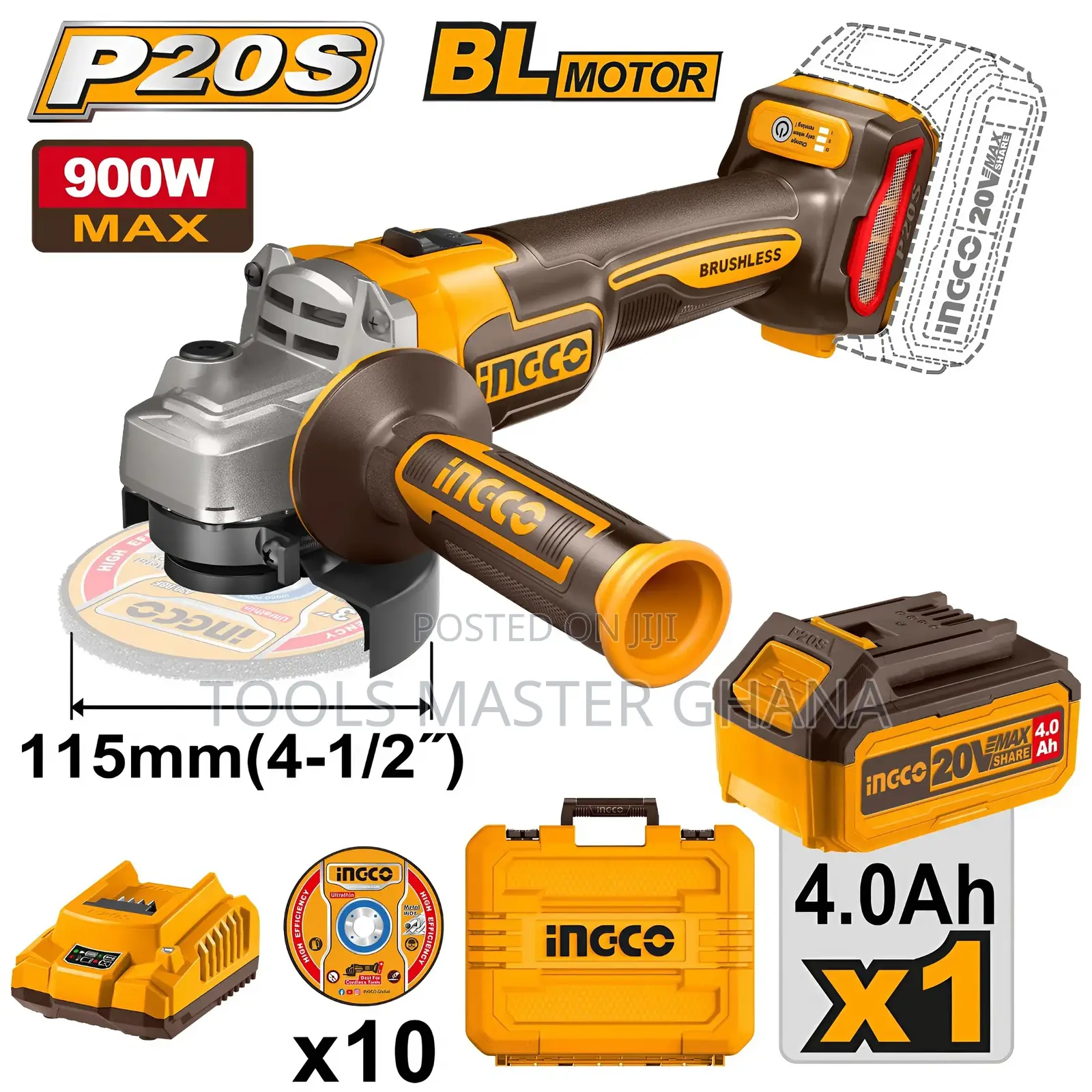 Cordless Angle Grinder - Cagli211541