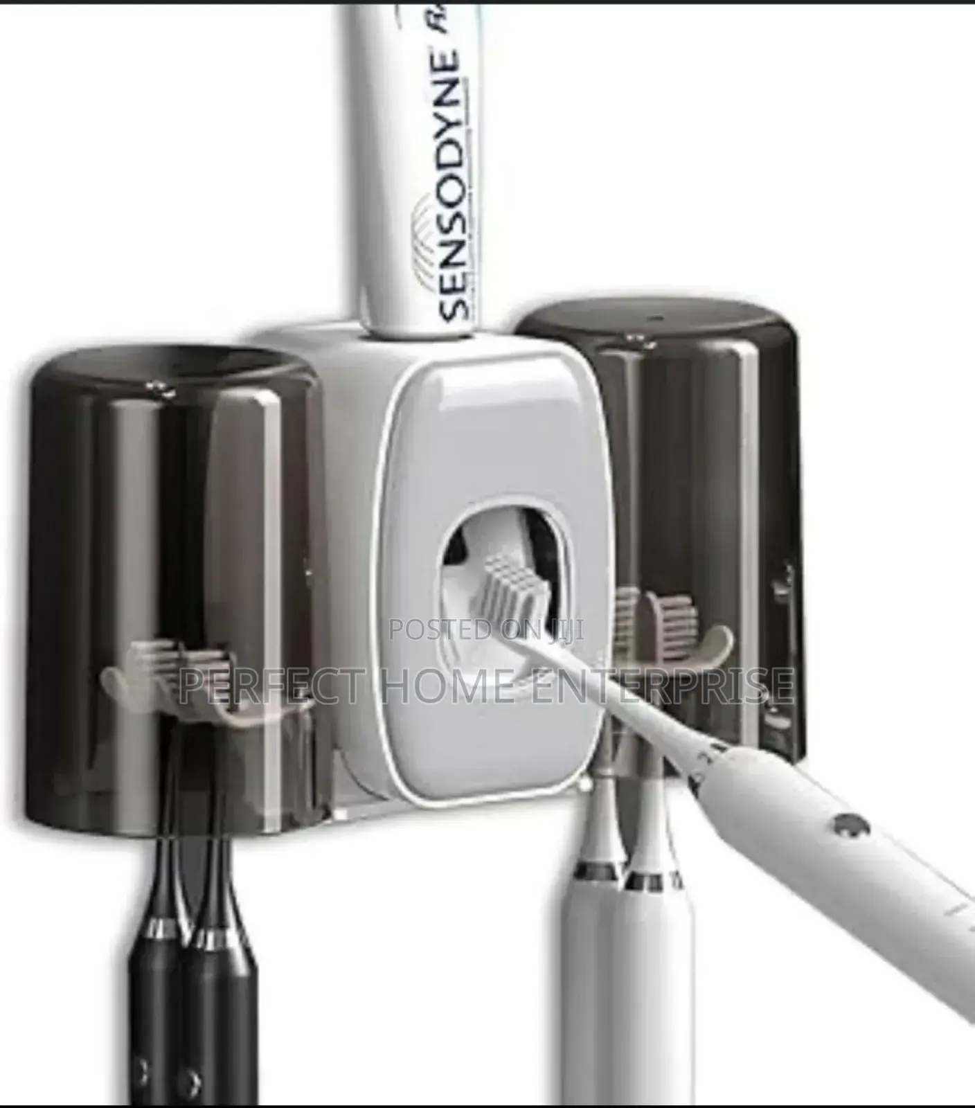 Toothbrush and Paste Dispenser