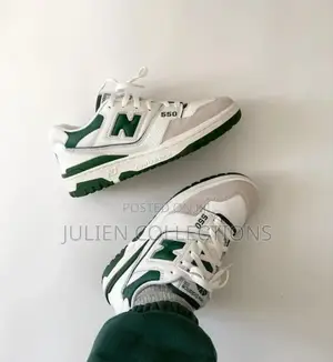 New Balance 550 White and Green