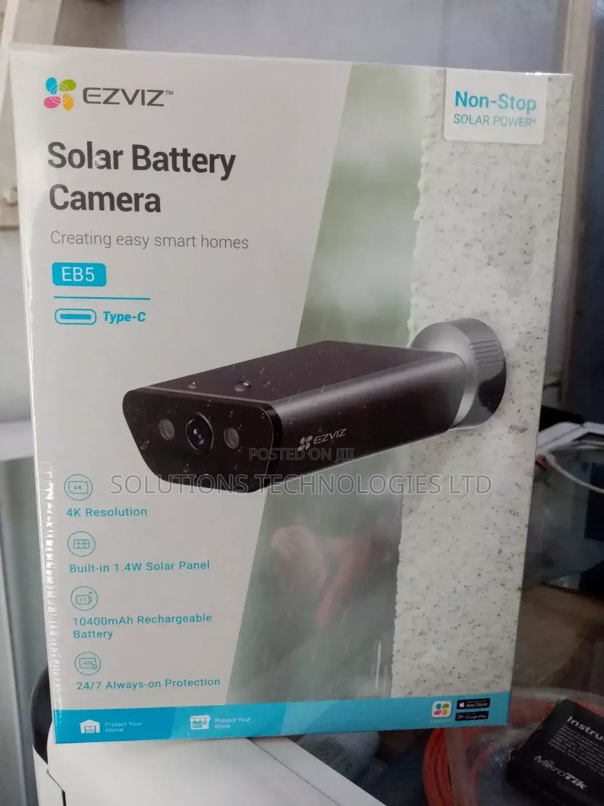 Smart Home Solar Battery Camera