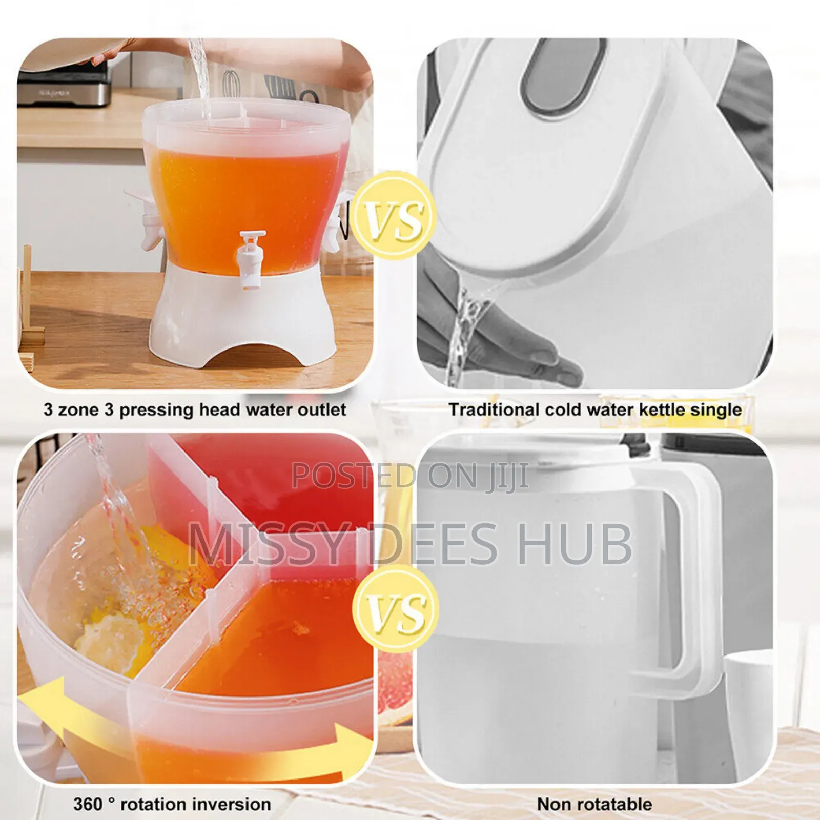 3 Chamber Juice Dispenser