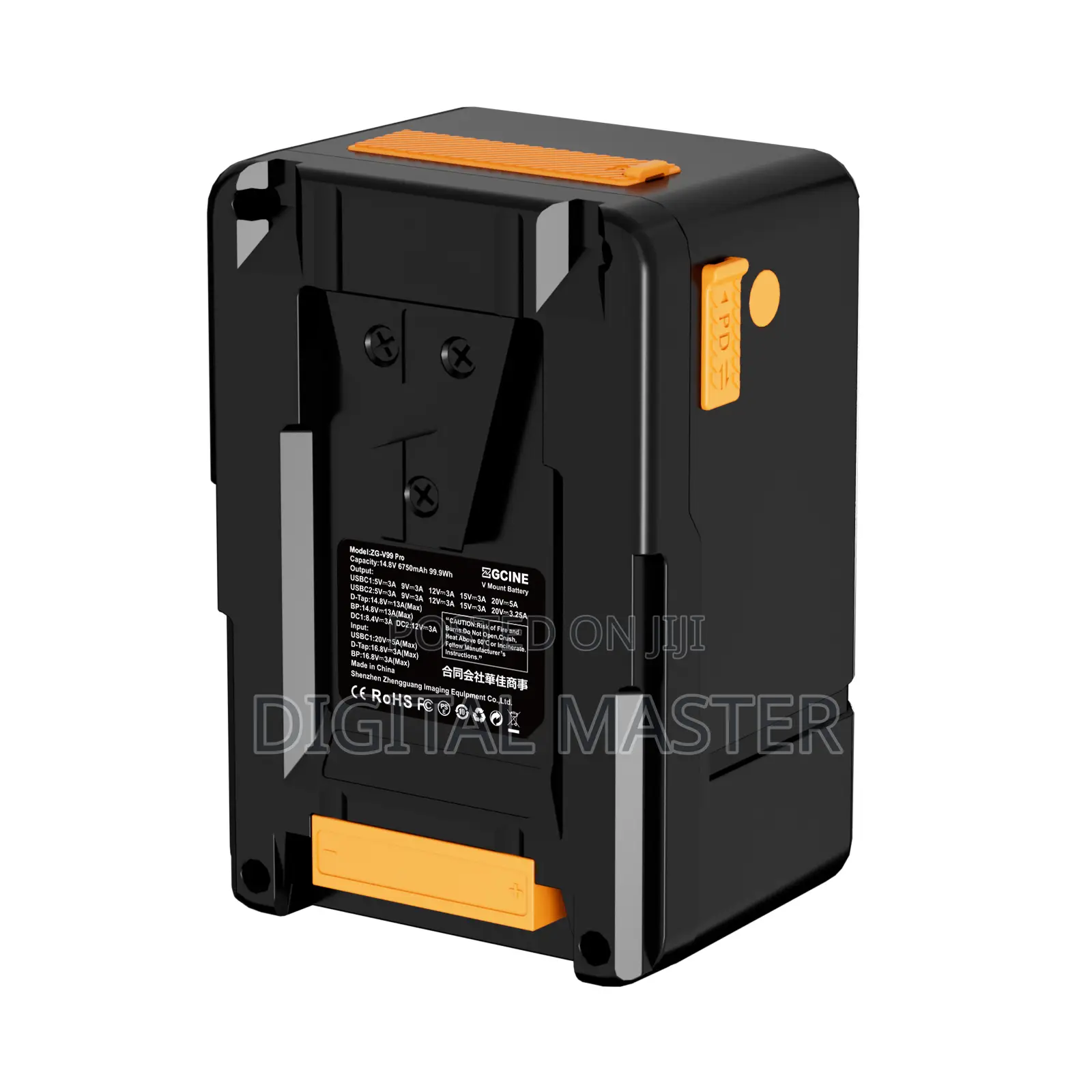 Zg-V99pro v-Mount Battery Upgraded With PD100W