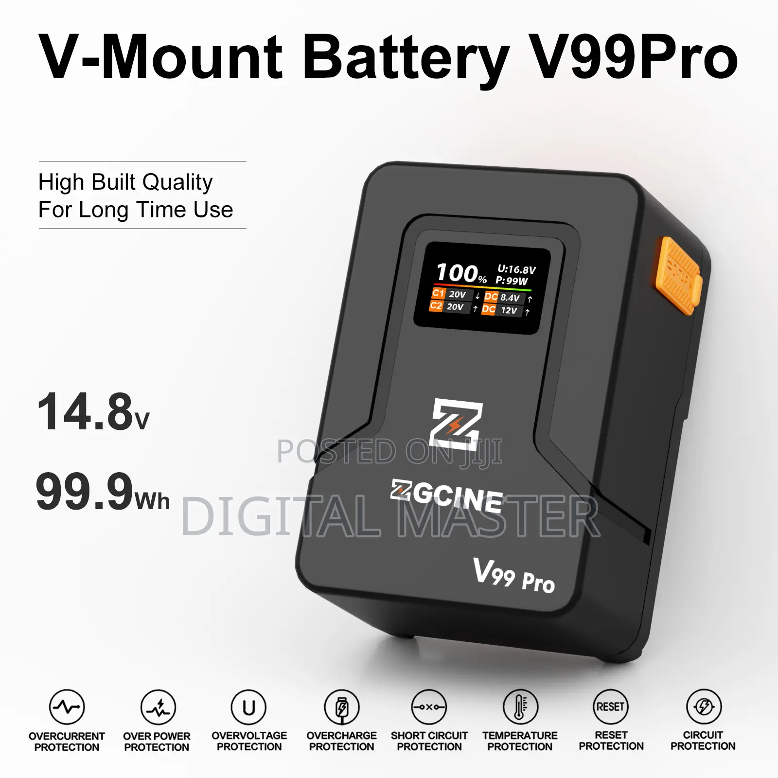 Zg-V99pro v-Mount Battery Upgraded With PD100W