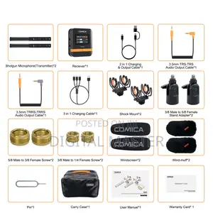 Comica VM40 COMBO Wireless Shotgun Microphone System