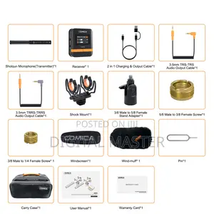 Comica Audio Vm40 Wireless Shotgun Microphone System