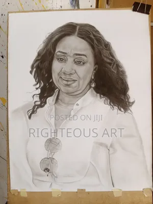 Pencil and Charcoal Drawing