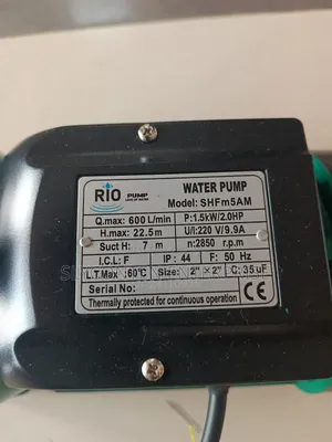 2hp Electric Water Pump With 2" In