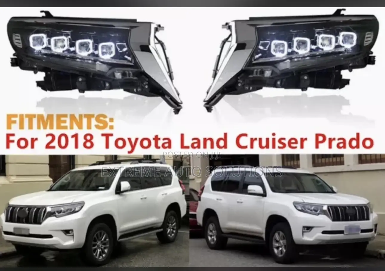 Toyota Prado Headlight Assembly FULL LED Beam Projector LED