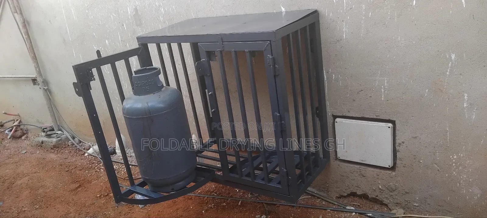 Double Gas Cylinder Cage