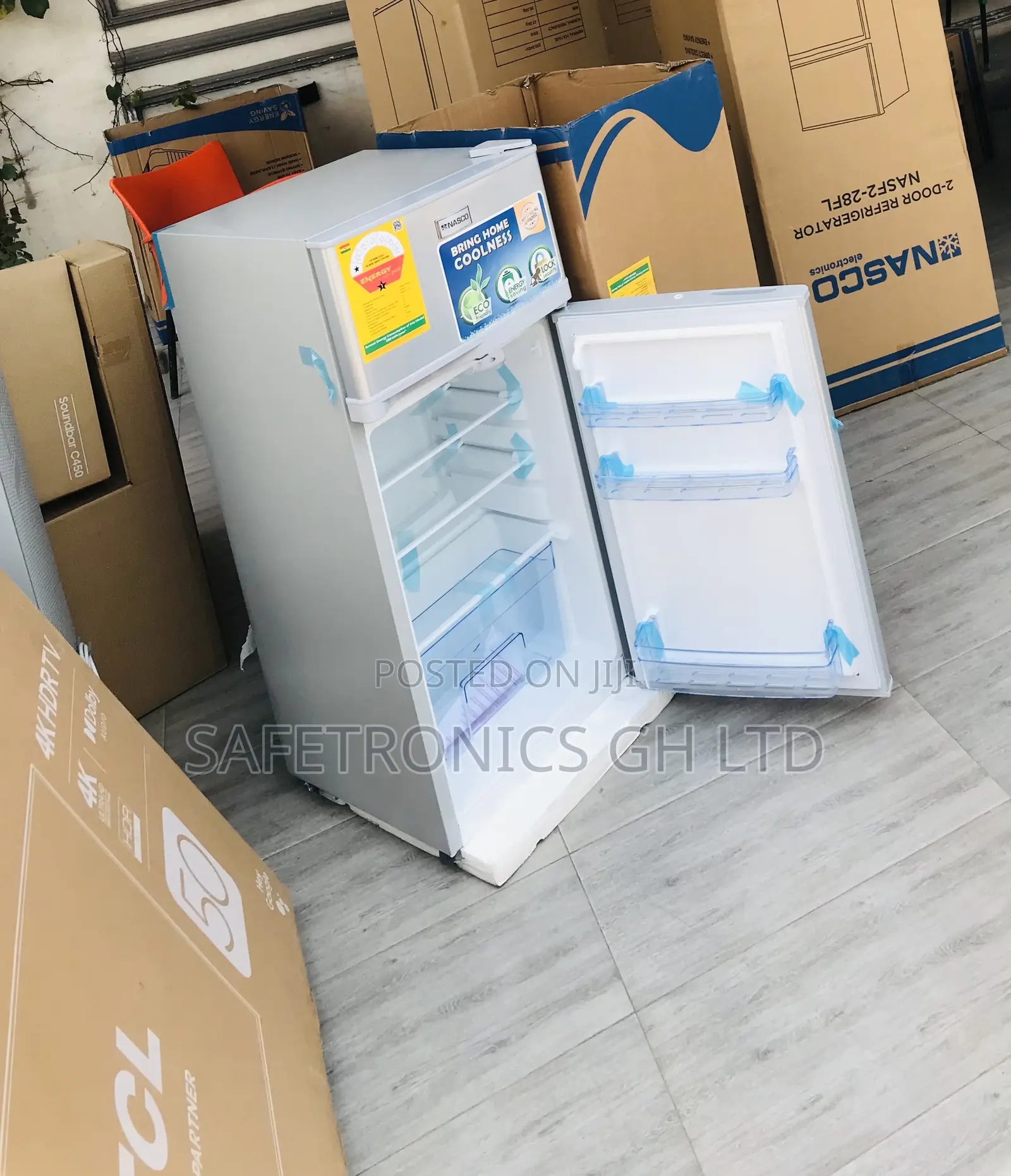 Durable Cool 95L Top Freezer Nasf2-12fl Doubledoor Nasco