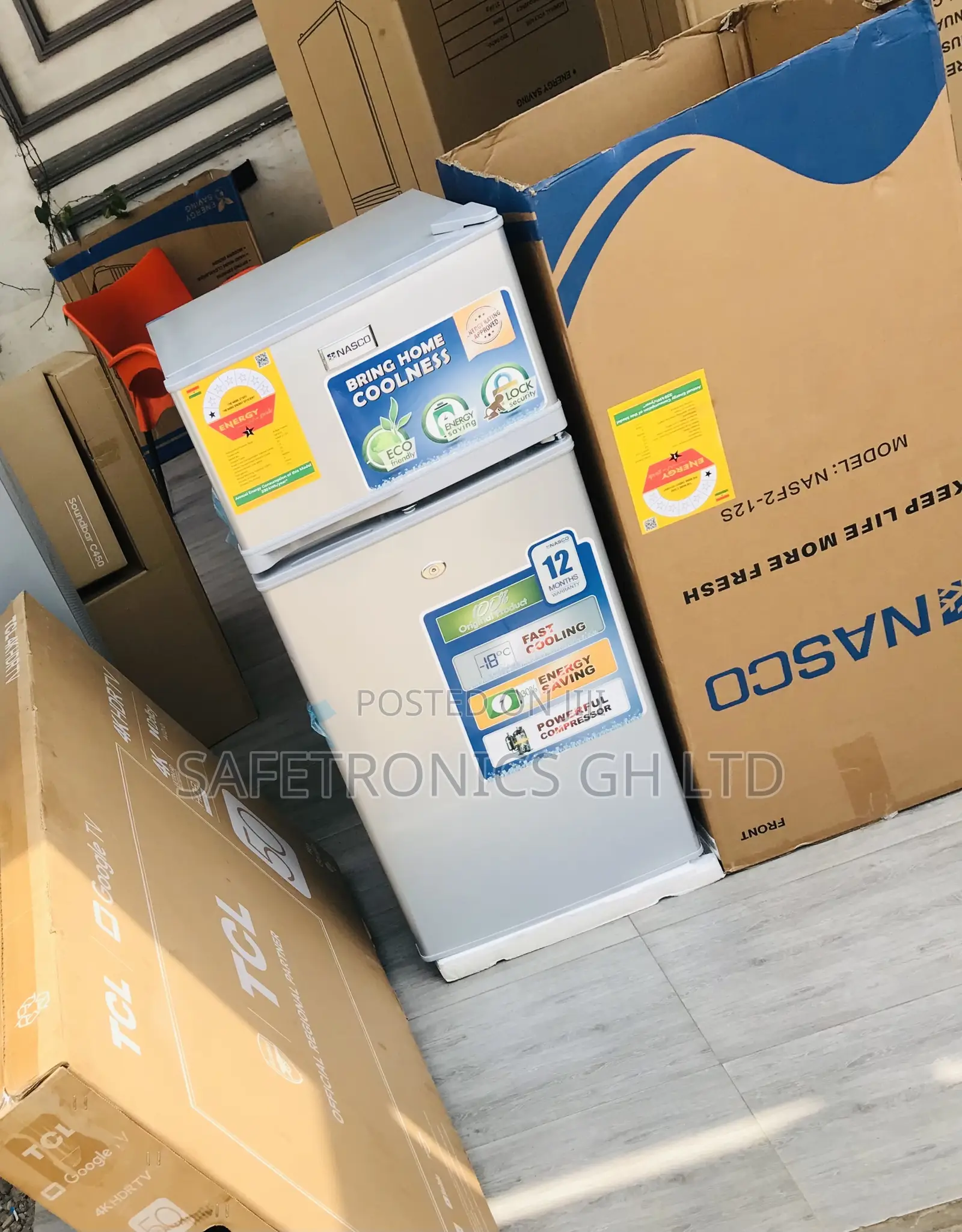 Adorable Defrost 95L Top Freezer Doubledoor Nasf2-12fl