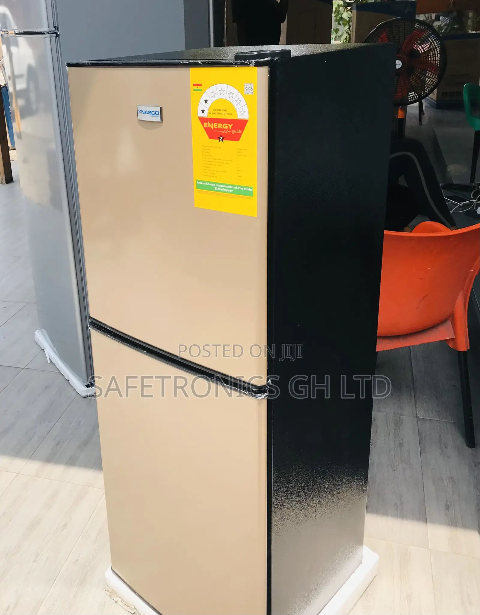 Lastest Doubledoor Bottom Freezer Gold 136L Nasd2-18fl