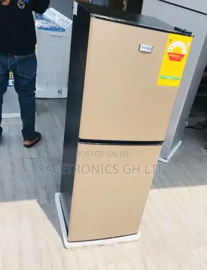 Elegant Bottom Freezer Gold 2 Doors Nasd2-18fl 136L