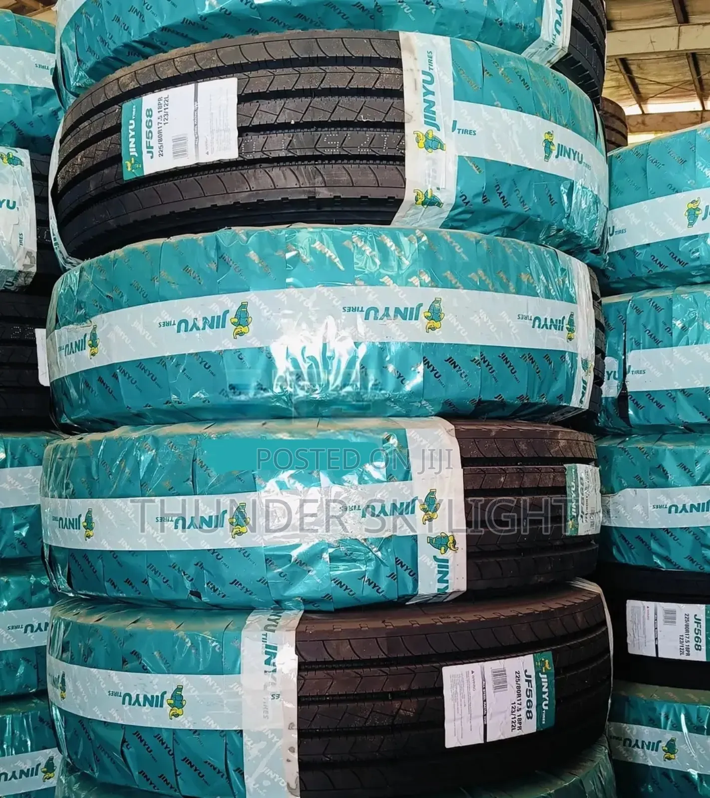 225/80r17.5 Tire Jinyu Smooth Hd Tyre