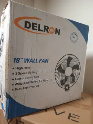 Delron Wall Fan: Powerful Silent!