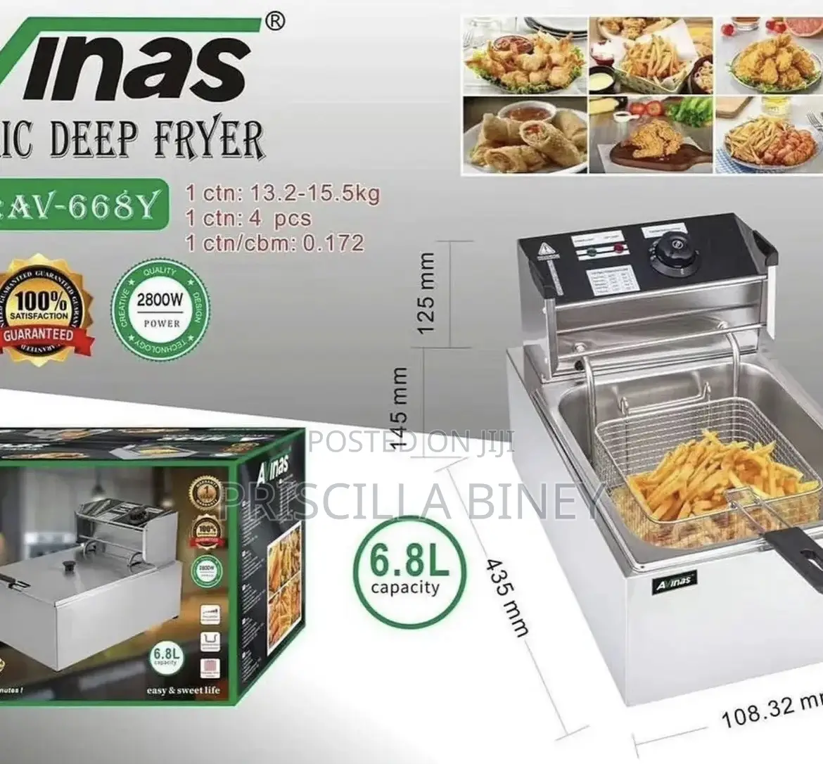 Avinas Deep Air Fryer