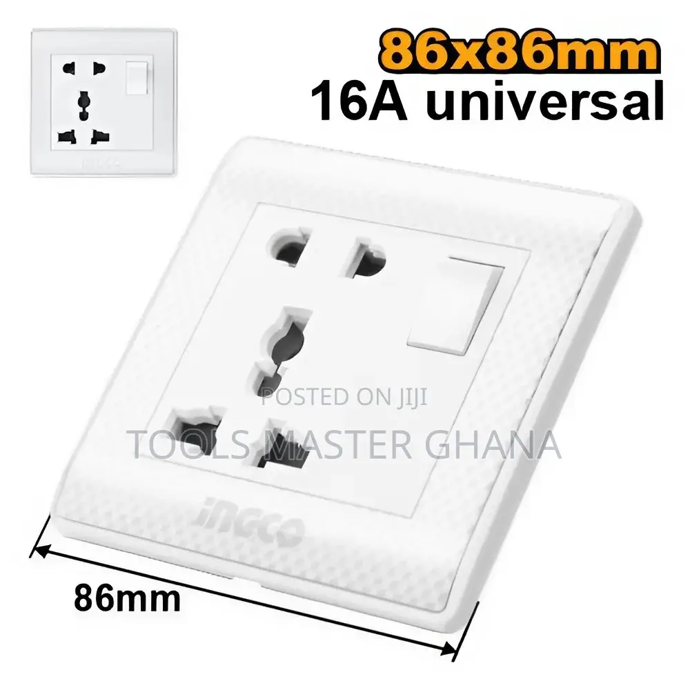 Universal Socket With Switch - Hesst1116a
