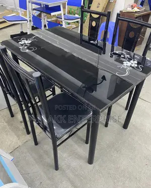 Dining Set With 4chairs Glass