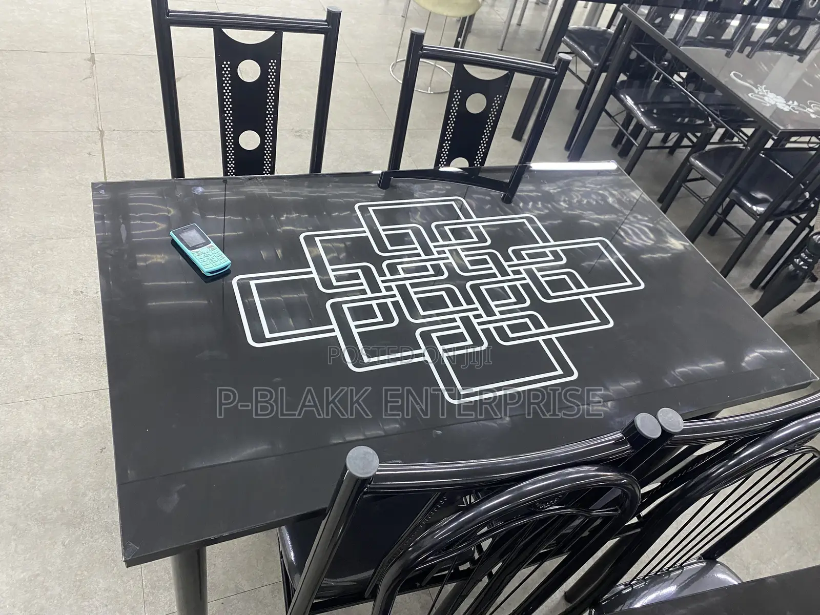 Dining Set With 4chairs Glass
