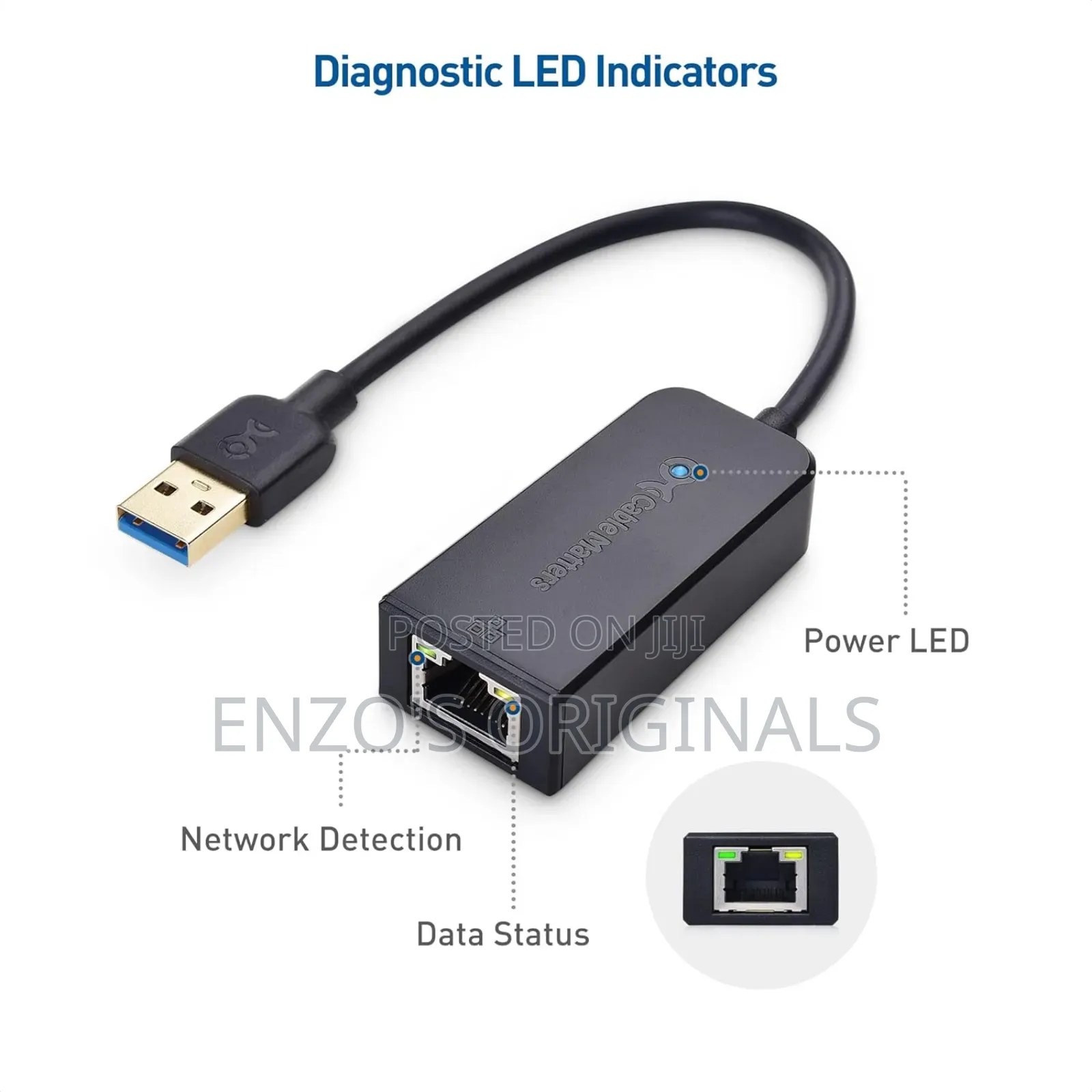 Usb 3.0 To Gigabit  Lan Rj45 Ethernet Network Adapter Original
