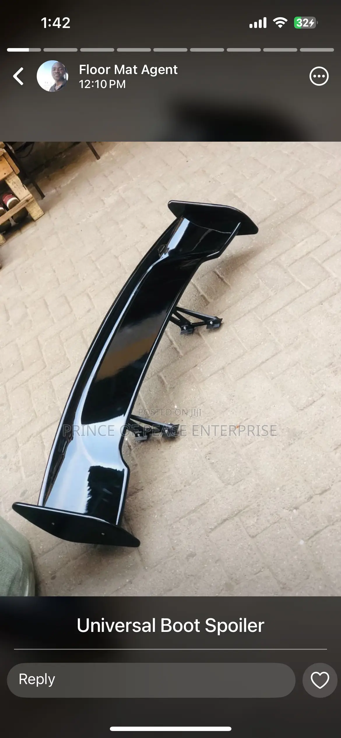 Original Car Boot Spoiler ( Universal )