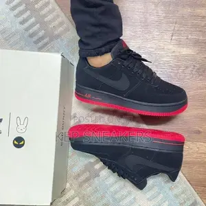 Nike Airforce 1 Black Red