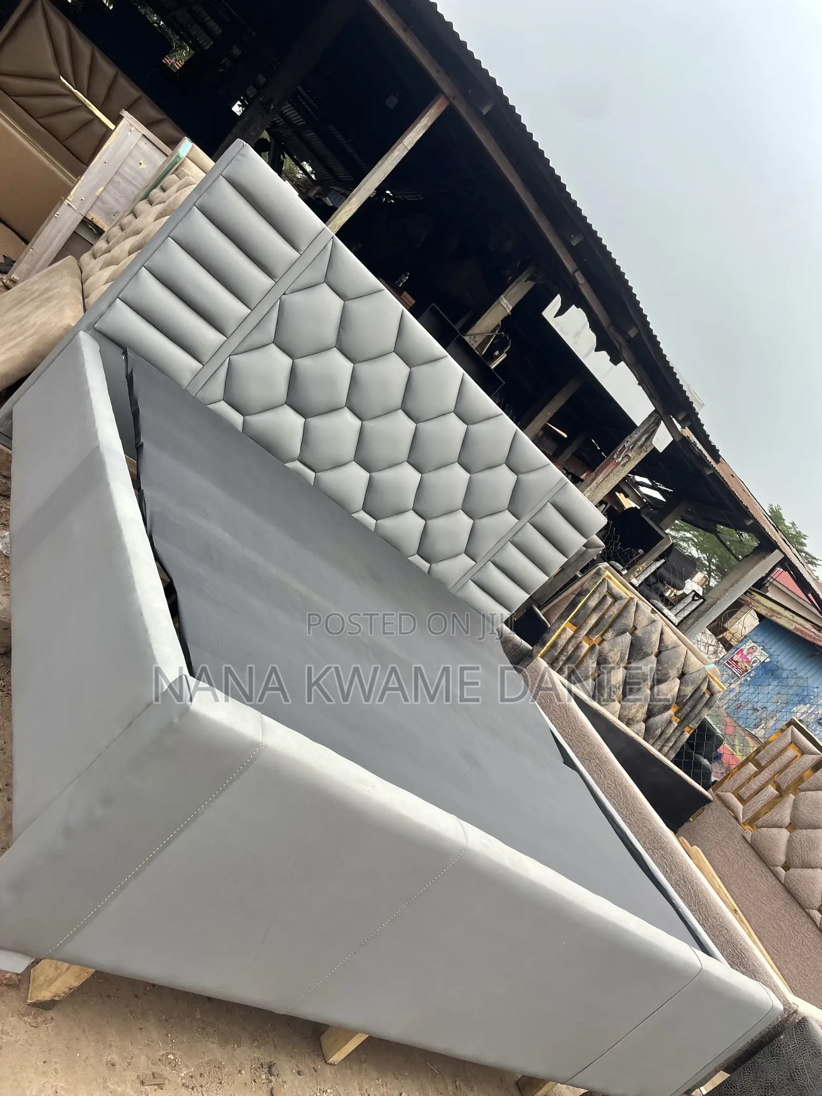 King Size Leather Bed