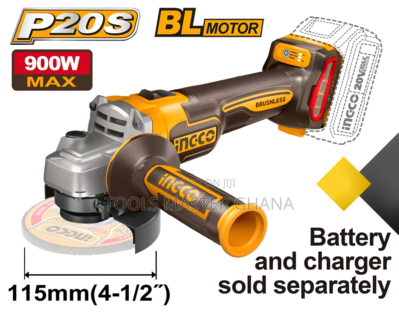 Cordless Angle Grinder - Cagli21154
