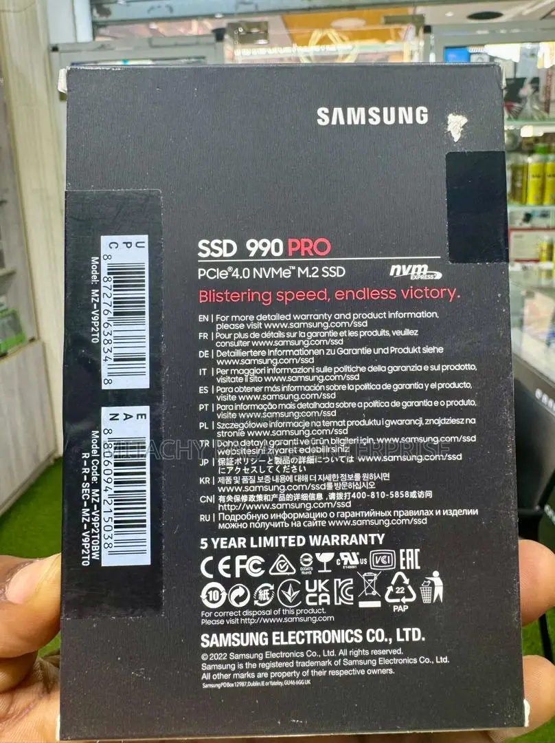 Original Samsung 990 PRO SSD 2TB