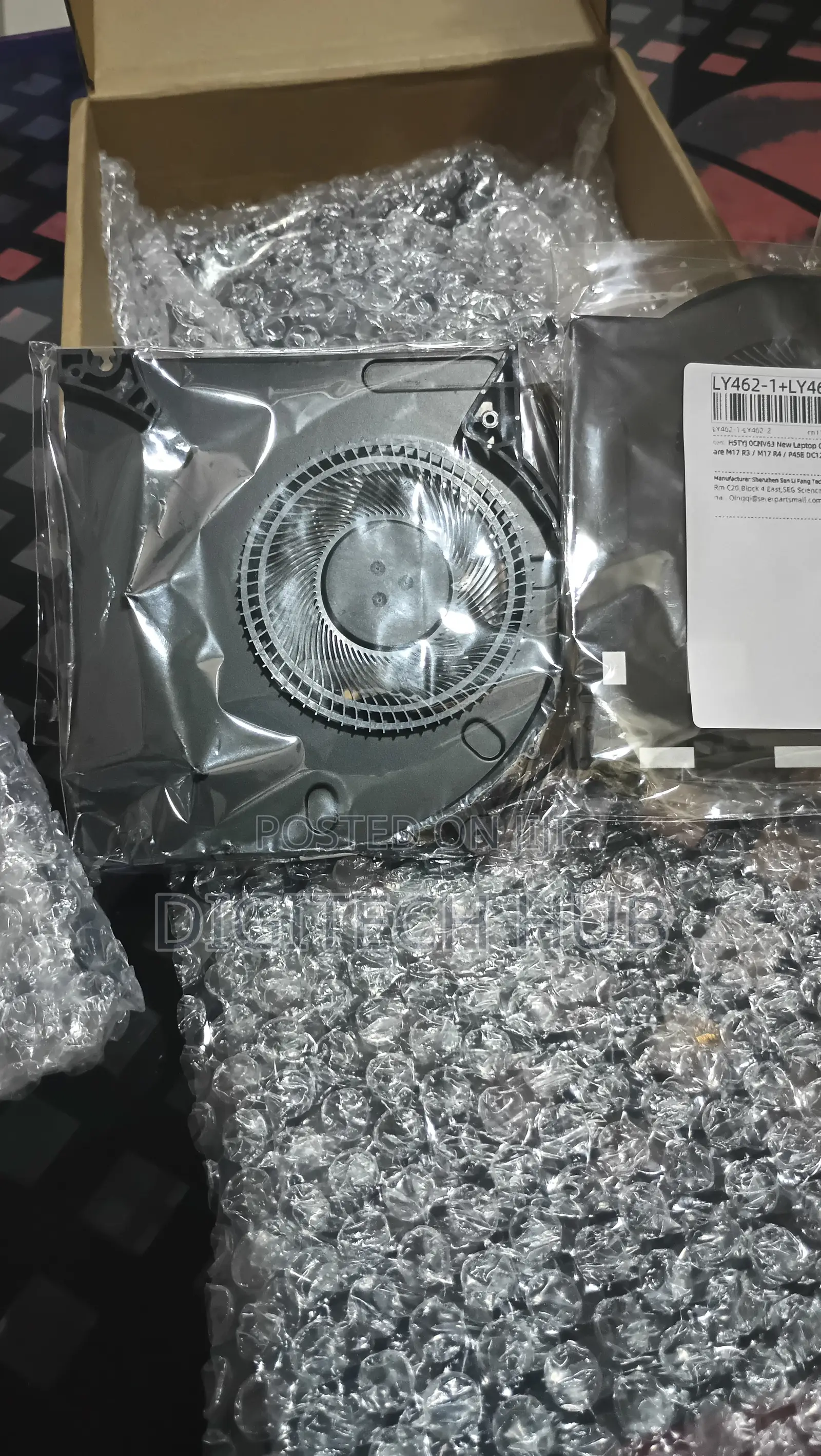 Gpu and Cpu Fan for Dell Alienware P45e