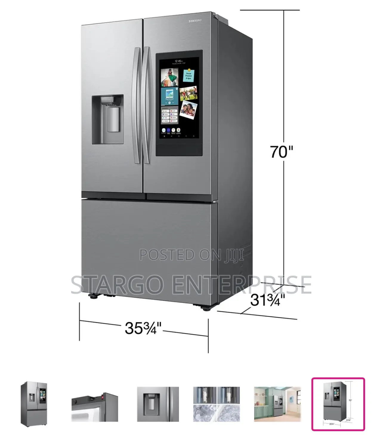 Samsung Family Hub Smart Fridge From Usa