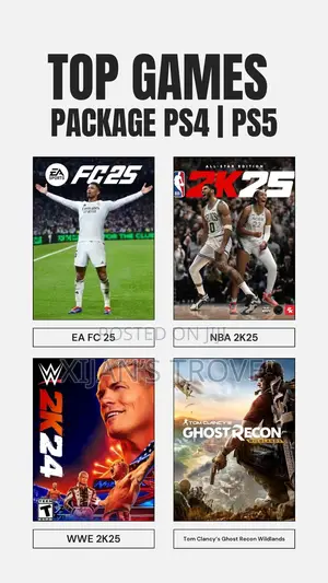Photo - EA FC 25, NBA 2K25, WWE 2K25 and Tom Clancy Offline Package