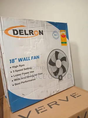 The Quality You Can Trust: Delron 18" Wall Fan.