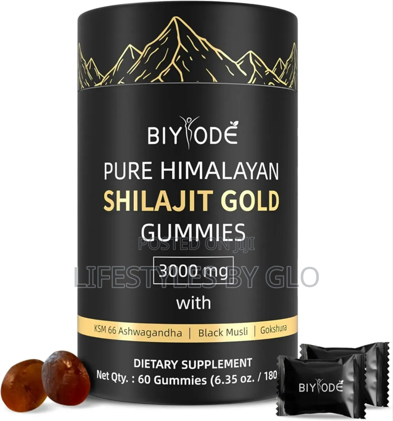 Pure Shilajit Himalayan Gummies With Ashwagandha Gaulshura