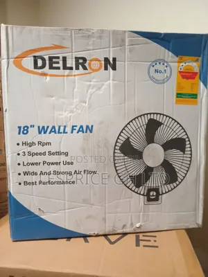 Maximize Comfort: Delron DWF18-01 Fan!