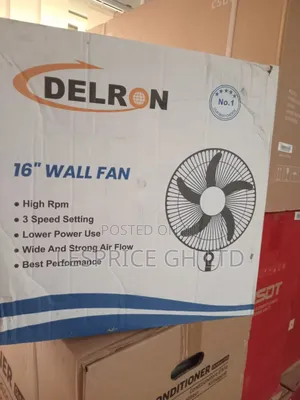 High- Efficiency Blades - Delron 16" Fan