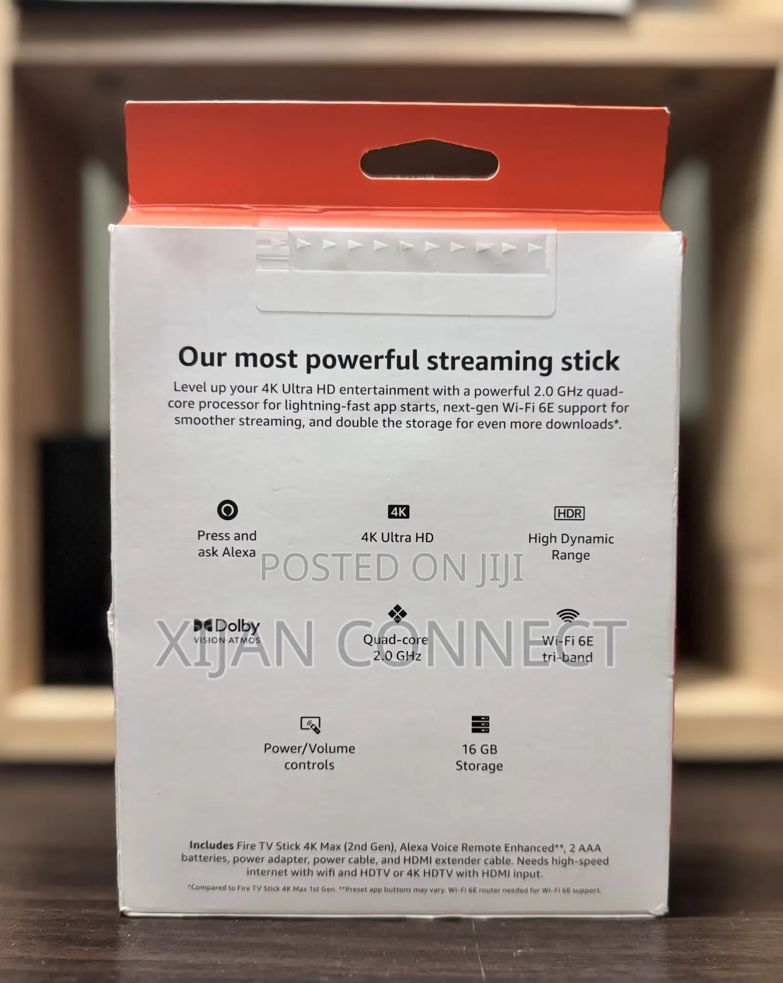 Amazon Fire Tv Stick Max | Wi-Fi 6e | Alexa Voice Remote