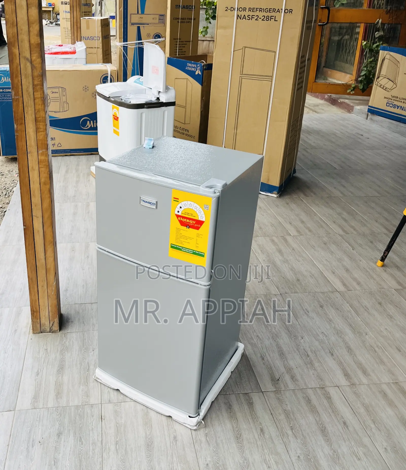 Super Chilling Nasco F2-11 2 Door Table Top Fridge.